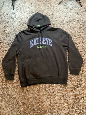 Gap x Katseye “moonless night black” relaxed logo hoodie sz XL